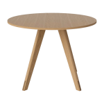 Table ronde en ch�ne massif huil� 100 cm new mood - bolia