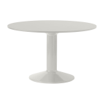 Table ronde en linol�um et acier gris 120cm midst - muuto