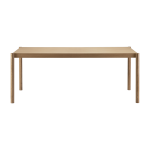 Table de salle � manger en ch�ne citizen, 180x85cm - emko