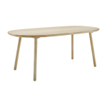 Table de salle � manger en fr�ne naturel na�ve - emko