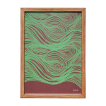 Tableau en ch�ne 21x29, 7 hello - h�bsch
