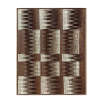 Tableau mural en jacinthe et placage en ch�ne 101x4x127cm nora - versmissen