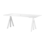Tablette de bureau en blanc stratifi� 180�x�90�cm works - string furniture