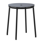 Tabouret en acier et aluminium noir 45 cm circa noir aluminum - normann copenhagen