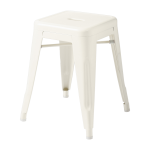 Tabouret en acier blanc perl� 45cm - tolix