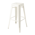 Tabouret en acier blanc perl� 75cm - tolix