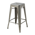 Tabouret en acier brut vernis 65cm - tolix