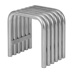 Tabouret en acier galvanis� chrom� nokk - noo. ma