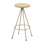 Tabouret en acier gris olive 60 cm nuta - mobles 114