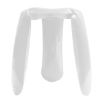 Tabouret en acier inox blanc plopp mini - zieta