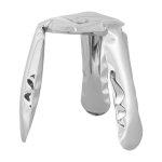 Tabouret en acier inox poli 35x50cm plopp standard - zieta