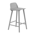 Tabouret de bar 65 cm gris nerd - muuto