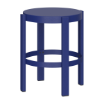 Tabouret de bar en acier myrtille 35x45cm doon - noo. ma