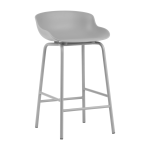 Tabouret de bar en acier et pp gris 65 cm hyg - normann copenhagen