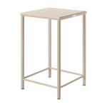 Tabouret de bar carr� en acier tress� gris beige 65cm t37 - tolix