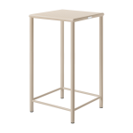 Tabouret de bar carr� en acier tress� gris beige 75cm t37 - tolix