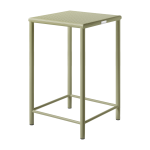 Tabouret de bar carr� en acier tress� vert jonc 65cm t37 - tolix