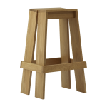 Tabouret de bar en ch�ne laqu� 75cm let - normann copenhagen