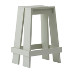 Tabouret de bar en fr�ne teint� gris 65cm let - normann copenhagen