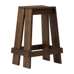 Tabouret de bar en fr�ne teint� marron 65cm let - normann copenhagen