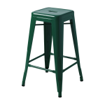 Tabouret de bar de jardin en acier vert mousse 65cm h65 - tolix