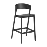 Tabouret de bar noir cover 106 cm - muuto