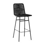 Tabouret de bar noir mundo - bloomingville