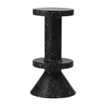 Tabouret de bar en plastique recycl� noir 75cm bit - normann copenhagen