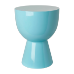 Tabouret bleu laqu� tip tap - pols potten