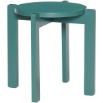 Tabouret en bois de ch�ne bleu p�trole 45 x 42 cm always - h�bsch