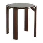 Tabouret en bois de h�tre marron ambr� rey - hay
