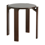 Tabouret en bois de h�tre marron ambr� rey - hay