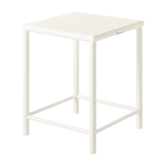 Tabouret carr� en acier tress� blanc perl� 46cm t37 - tolix