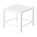 Tabouret carr� en acier tress� blanc pur 30cm t37 - tolix