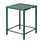 Tabouret carr� en acier tress� vert mousse 46cm t37 - tolix