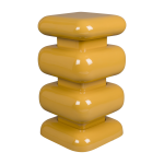 Tabouret en fer jaune 29x49cm stubby - dutchbone