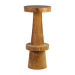 Tabouret haut en bois 32x74cm simple - pols potten