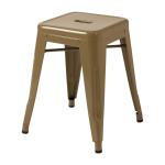 Tabouret de jardin en acier brun vert 45cm h45 - tolix