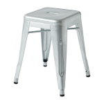 Tabouret de jardin en acier galvanis� 45cm h45 - tolix
