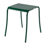 Tabouret de jardin en acier inoxydable vert mousse 39, 5x48cm patio - tolix