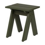Tabouret de jardin en bois de pin massif vert for�t 40x40x44cm navo - noo. ma