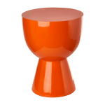 Tabouret orange laqu� tip tap - pols potten