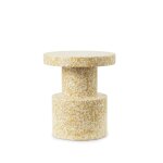 Tabouret en poly�thyl�ne recycl� moutarde bit stool - normann copenhagen