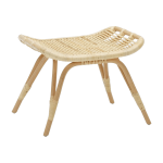 Tabouret en rotin naturel monet - sika design