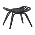 Tabouret en rotin noir monet - sika design