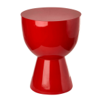 Tabouret rouge laqu� tip tap - pols potten