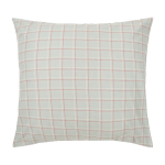 Taie d'oreiller carr�e en popeline de coton bio � carreaux bleu et rouge 60 x 60 cm sheldon - nobodinoz ...