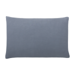 Taie d'oreiller gris bleu en lin lav� 50 x 70 cm - the cool republic