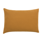 Taie d'oreiller moutarde en gaze de coton 50 x 70 cm - the cool republic