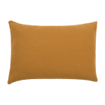Taie d'oreiller moutarde en gaze de coton 50 x 70 cm - the cool republic